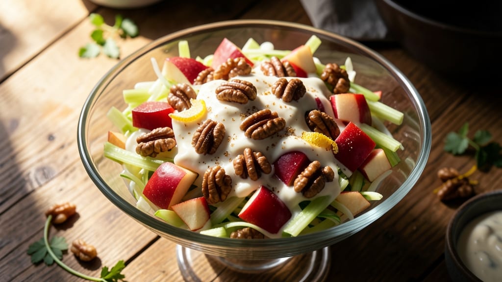 Authentic Waldorf Salad Recipe: Crisp Celery Crowns and Sweet Apple Harmony