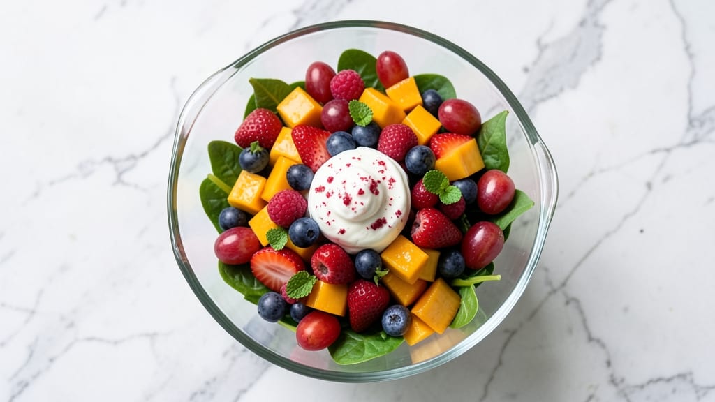 Cafe Zupas Mango Berry Salad Recipe: Tropical Crunch With Citrus-Dressed Freshness