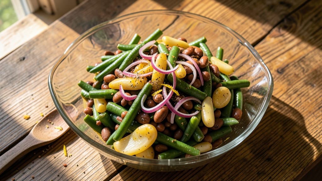 Amish Three Bean Salad Recipe: No-Cook, Pantry-Staple Picnic Perfection