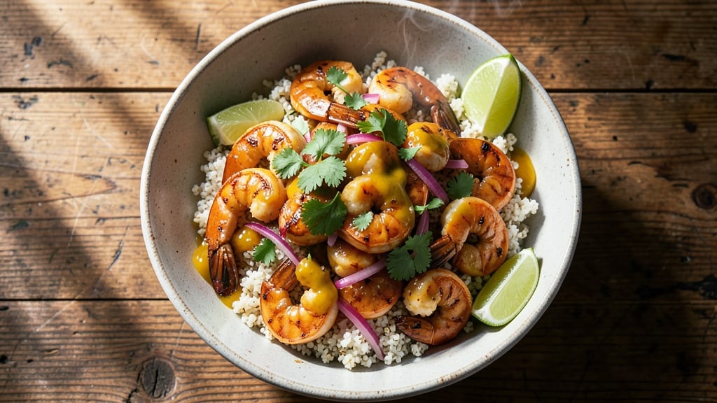 Baja Shrimp Salad Recipe: Spicy Lime Ceviche Crunch With Crispy Tortilla Chips