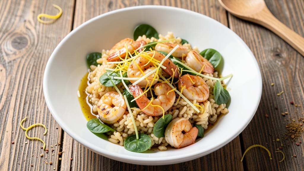 Barefoot Contessa Shrimp Orzo Salad Recipe: Lemon-Garlic Shrimp Over Creamy Parmesan Orzo