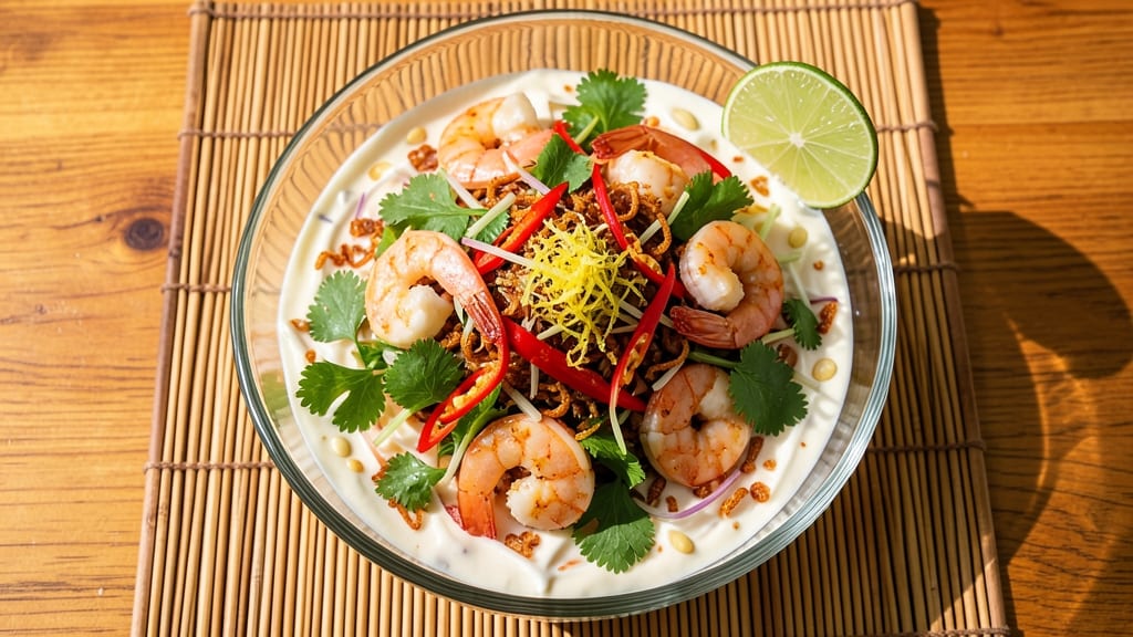 Authentic Thai Shrimp Salad Recipe: Tangy Lime and Chili Zing in 20 Minutes