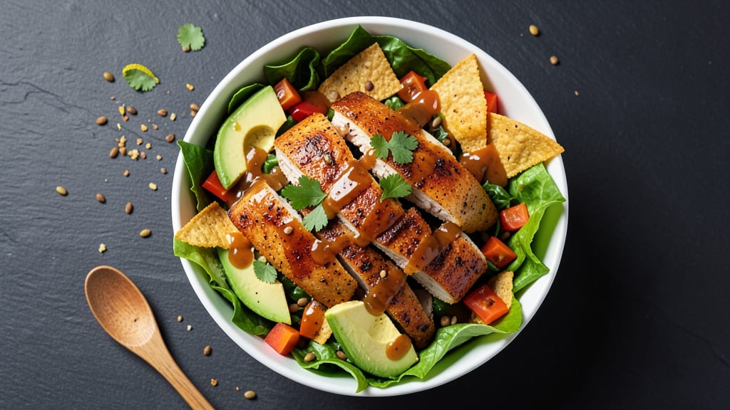 Applebee's Southwest Chicken Salad Recipe: Crispy Chicken Over Zesty Lime-Cream Dressing