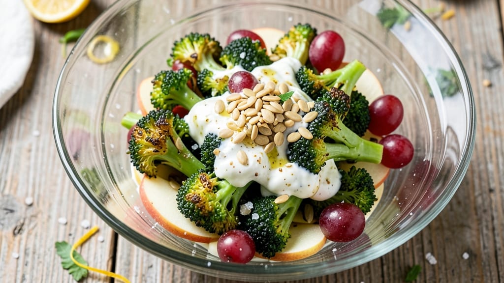 Best Broccoli Salad Recipe Ever Without Mayo: Crispy Roasted Broccoli and Tangy Vinaigrette Magic