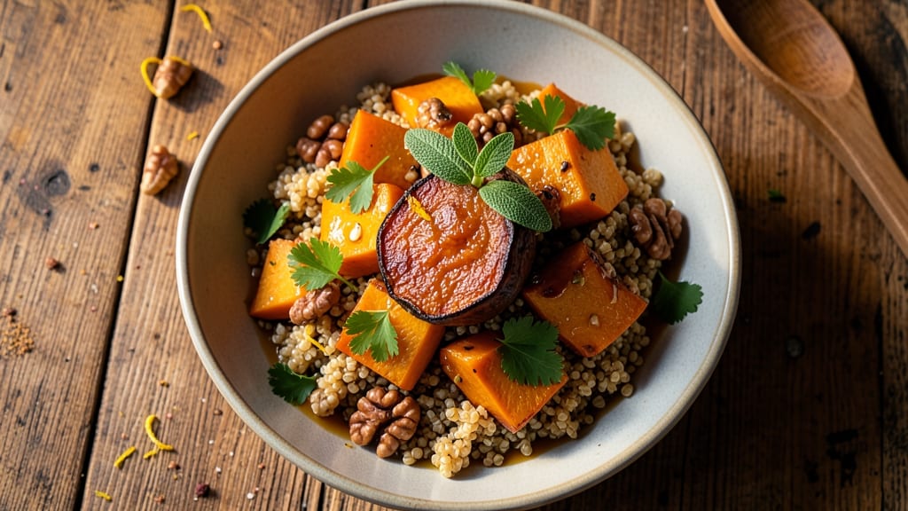 Butternut Squash Quinoa Salad Recipe: Roasted Sweetness Meets Protein-Packed Crunch