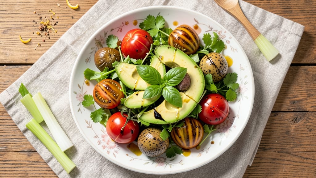 California Summer Salad Recipe: Celery Crown Crunch Meets Citrus-Herb Bliss