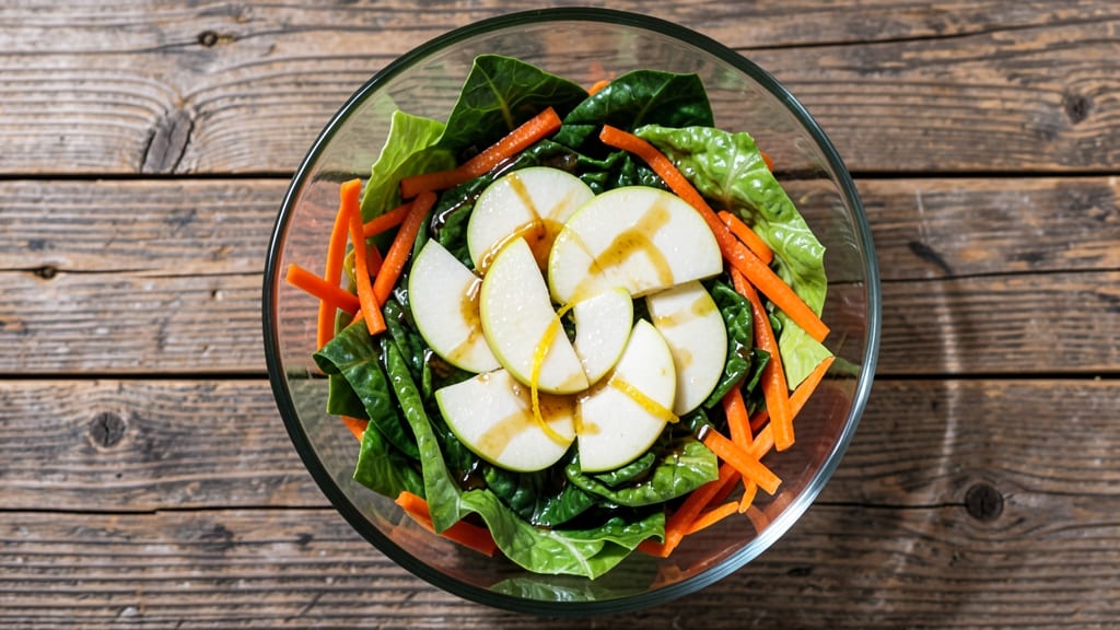 Cabbage, Carrot, and Apple Salad Recipe: Crunchy Sweetness With Apple-Cider Vinaigrette
