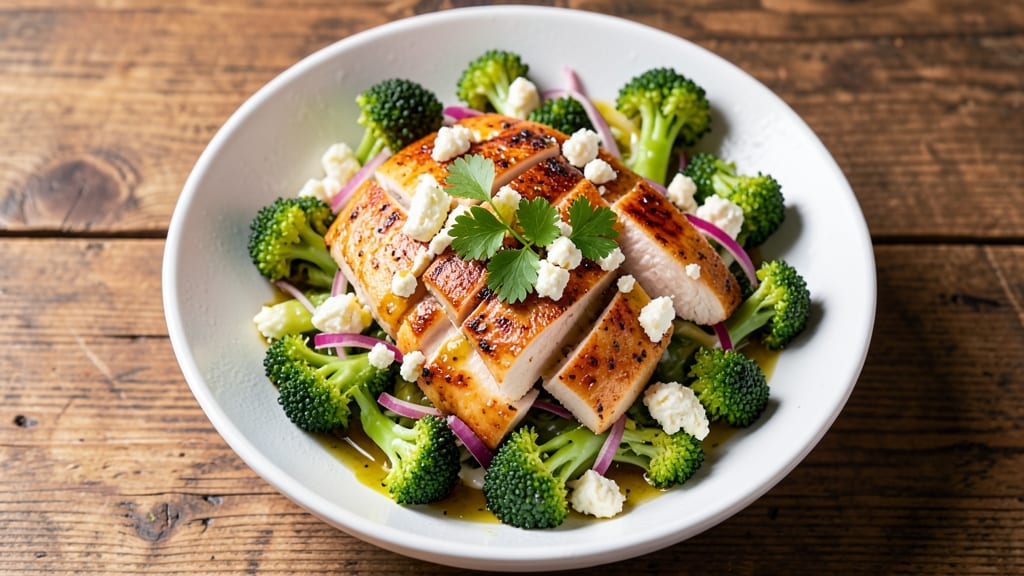 Garlicky Feta Broccoli Chicken Salad Recipe: Bold Flavors That Shine in Every Bite