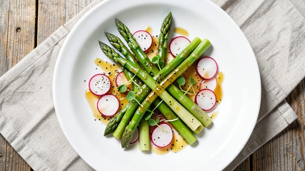 Asparagus and Radish Salad Recipe: Peppery Crunch Meets Bright Citrus Zing