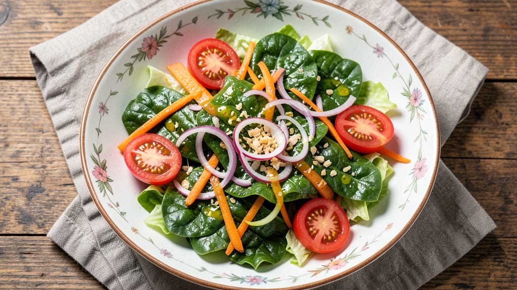 Ampalaya Leaves Salad Recipe: Filipino-Inspired Bitter Greens with Creamy Lime Dressing