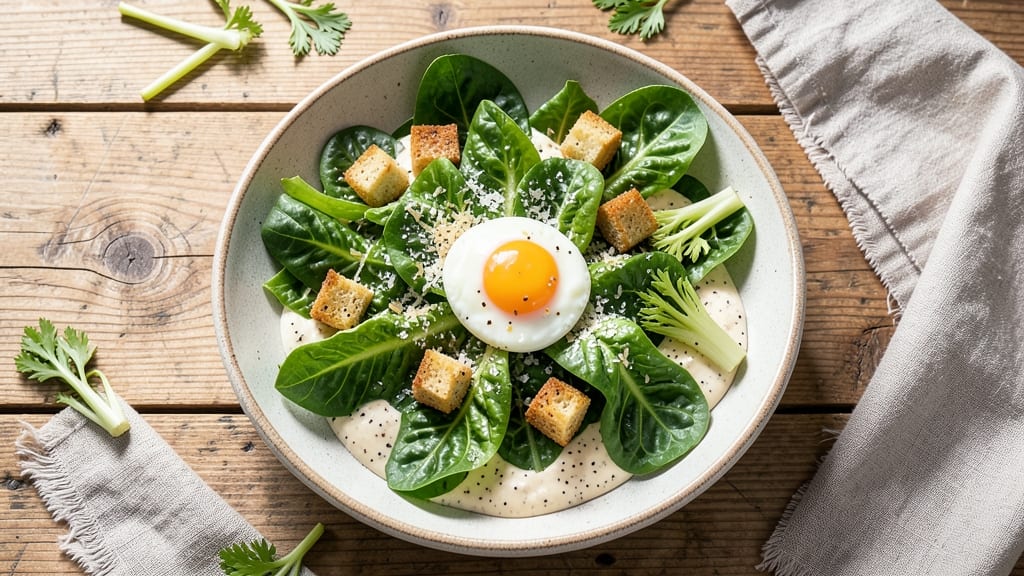 Assagios Caesar Salad Recipe: Crispy Celery Crowns Over Smoky Garlic-Anchovy Dressing