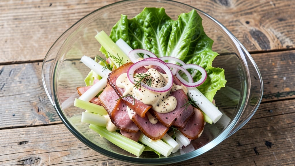 Barefoot Contessa Ham Salad Recipe: Celery Crowns Over Creamy Dijon Bliss
