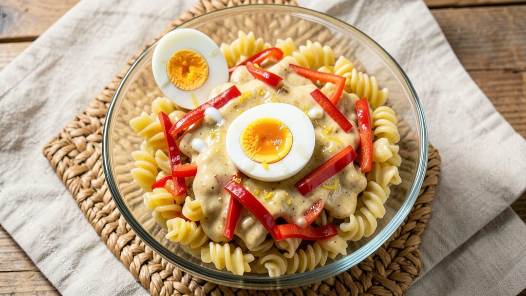 Pasta Salad Recipe with Hard Boiled Eggs: Protein-Packed Picnic Perfection