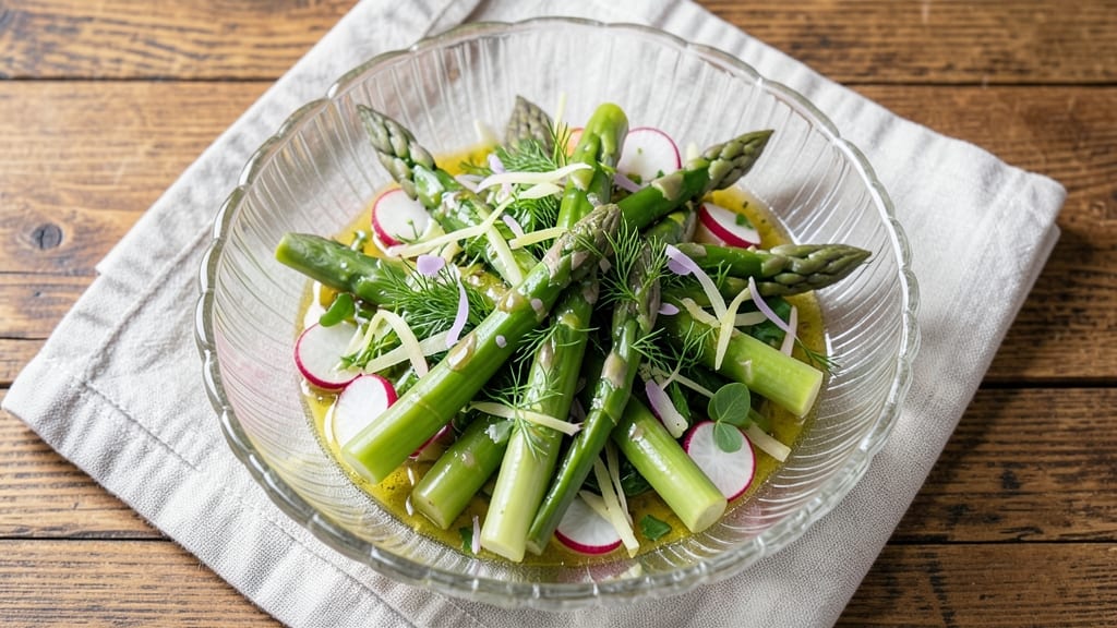 Asparagus Salad Recipe Ideas: Crisp-Topped Herb Vinaigrette Magic