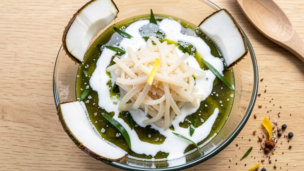 Buko Pandan Salad Recipe With Evaporated Milk: Silky Creamy Layers and Tropical Chew