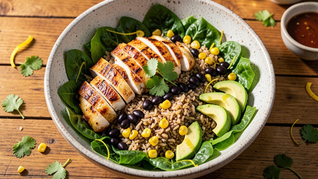 Burrito Bowl Salad Recipe: Layered Fiesta With Crunchy Toppings