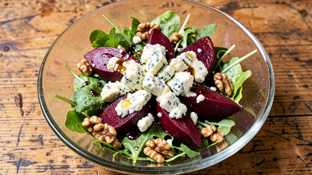 Beets and Blue Cheese Salad Recipe: Earthy Sweetness Meets Bold Cheese Crunch
