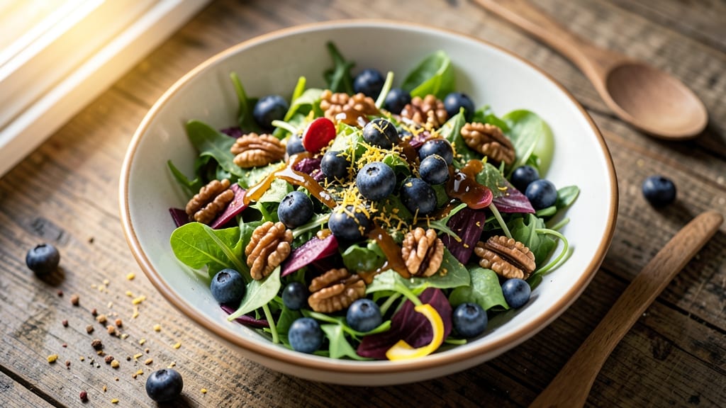 Blueberry Walnut Salad Recipe: Sweet-Tart Bite with Nutty Crunch