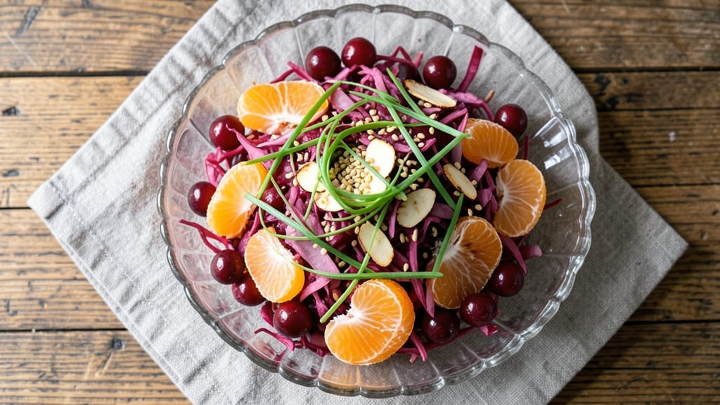 Asian Cranberry Salad Recipe: Sweet-Tart Crunch With Sesame-Ginger Dressing