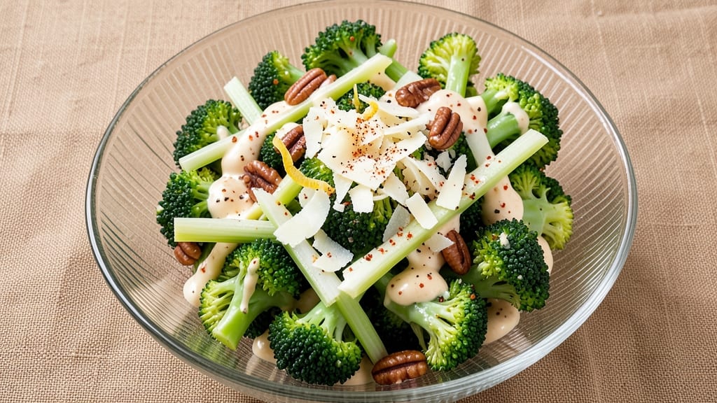 Betty Crocker's Broccoli Salad Recipe: Crispy Celery Crowns Over Creamy Ranch Bliss
