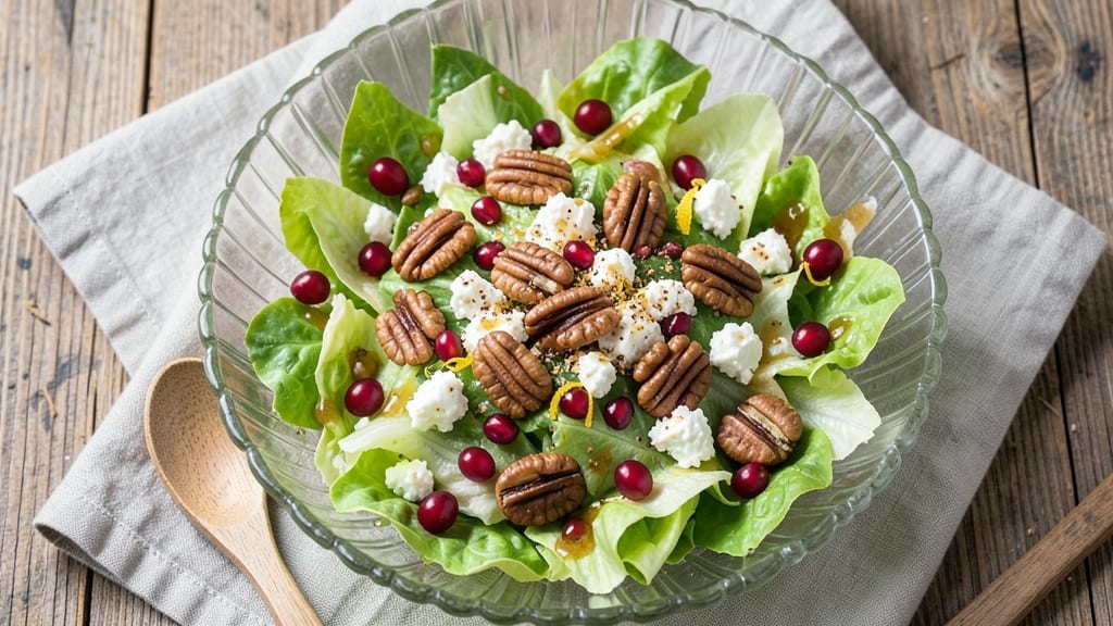 Best Christmas Dinner Salad Recipe: Festive Greens With Crispy Pomegranate Sparkle