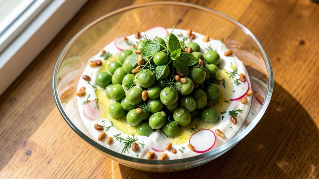 24 Hour Peas Salad Recipe: Crunchy Pea Perfection Meets Creamy Herb Dressing