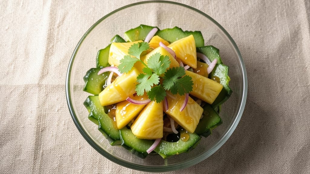 Ampalaya Salad With Pineapple Recipe: Tropical Bite Meets Crispy Bitter Melon Bliss