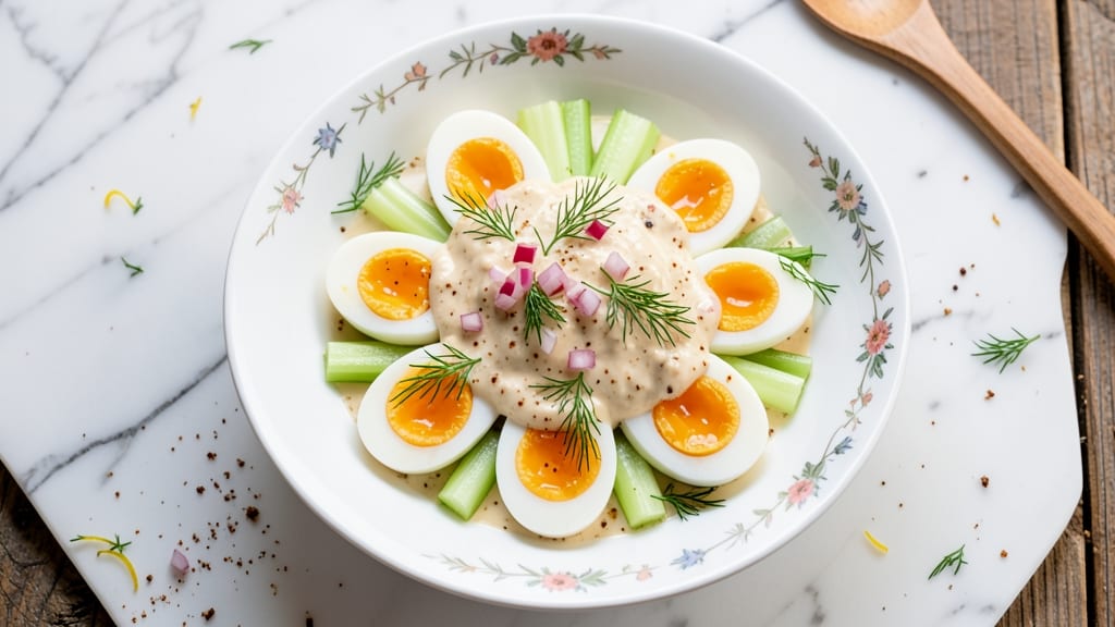 Boiled Egg Salad Recipe with Mayonnaise: Velvety Texture Meets Classic Crunch