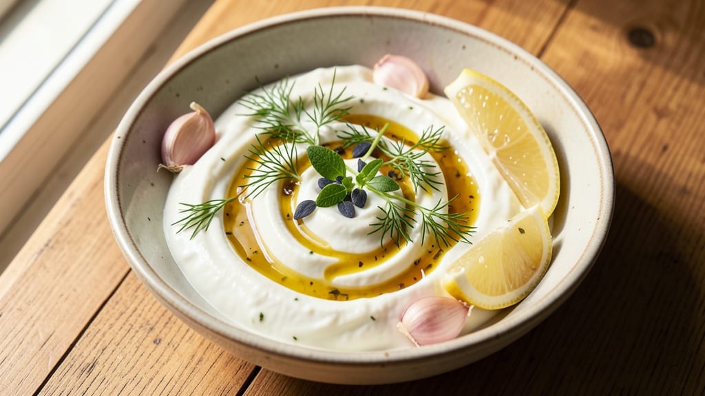 Authentic Creamy Greek Salad Dressing Recipe: Herb-Infused Oil Emulsion With No Cooking