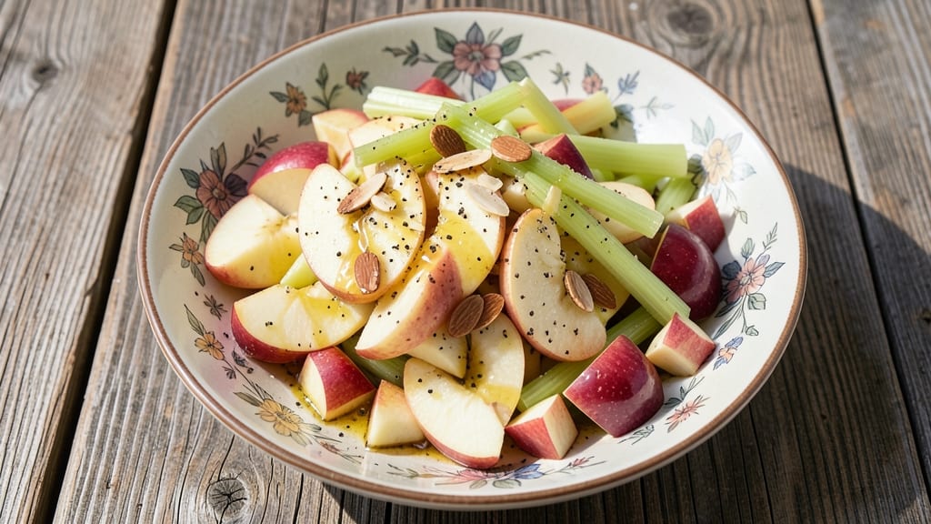 Amish Apple Salad Recipe: Sweet & Spiced Harmony With Crunchy Celery Crowns