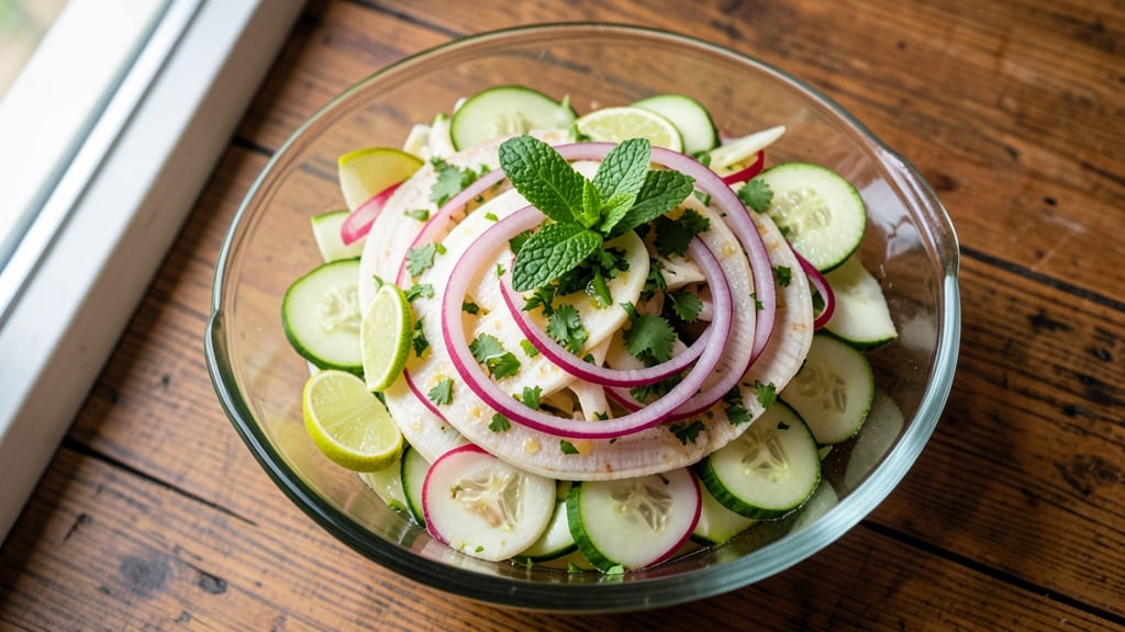 Banana Flower Salad Recipe: Tropical Crunch With Zesty Lime Dressing