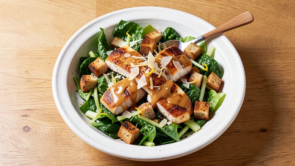 Buddakan Asian Caesar Salad Recipe: Crispy Celery Crowns Over Smoky Peanut Dressing Bliss