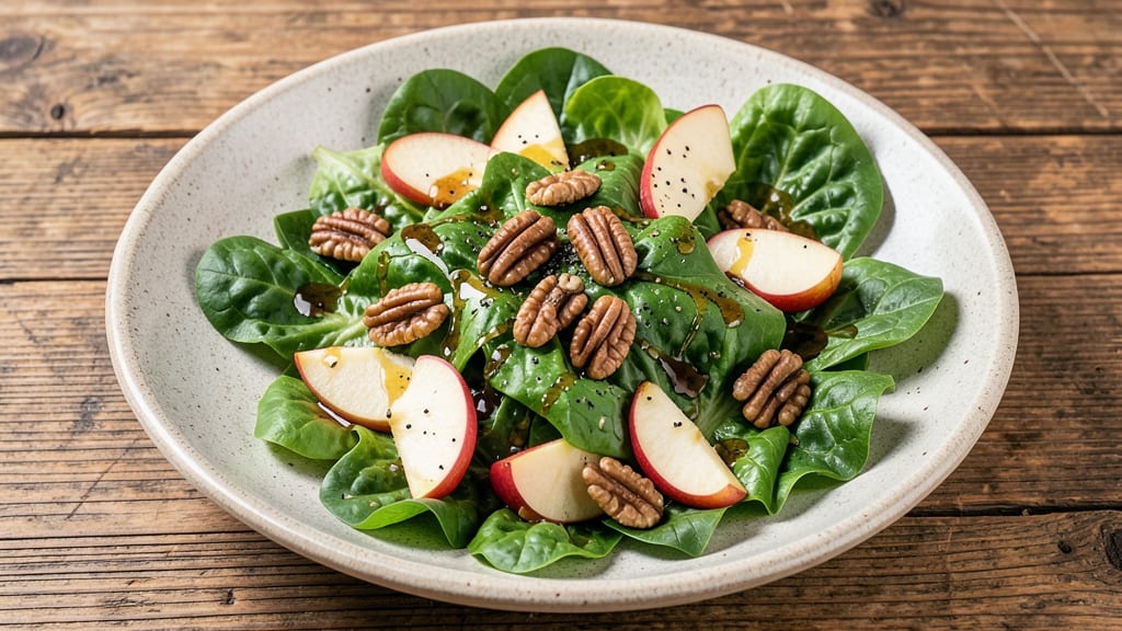 Apple Lettuce Walnut Salad Recipe: Crisp Walnuts and Sweet-Tart Apple Harmony