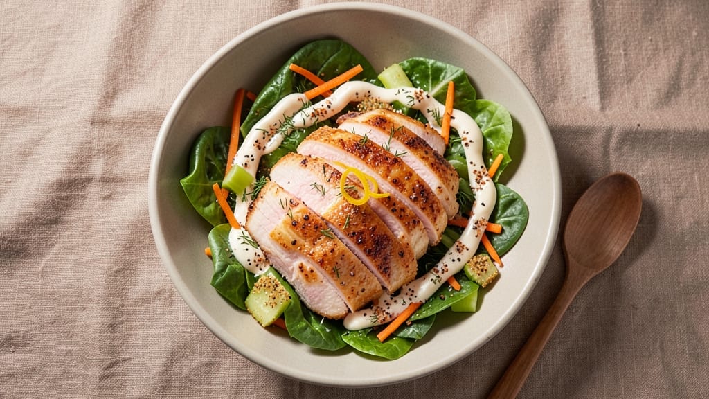 Boar's Head EverRoast Chicken Salad Recipe: Crispy Celery Crowns Over Smoky Herb Cream Cheese Bliss
