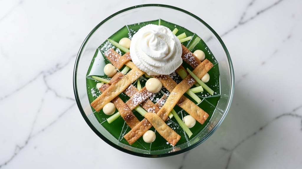 Broken Glass Jello Salad Recipe: Vintage Party Crunch With Celery Crowns