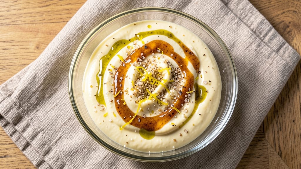 Caesar Salad Dressing Recipe No Egg No Anchovies: Smoky Garlic and Parmesan Creaminess