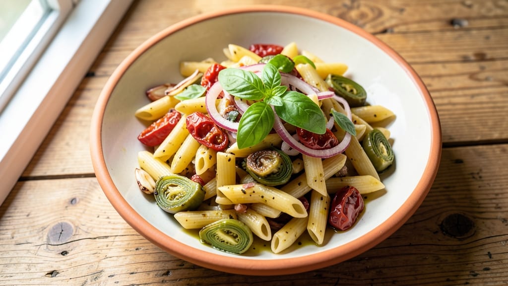 Italian Pasta Salad Recipe With Artichoke Hearts: Herb-Infused Lemon Vinaigrette Magic