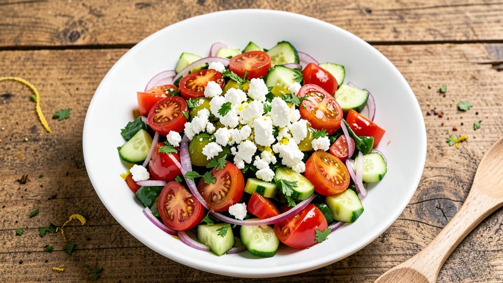 Basic Chopped Salad Recipe: Bold Textures and Fresh Herb Harmony
