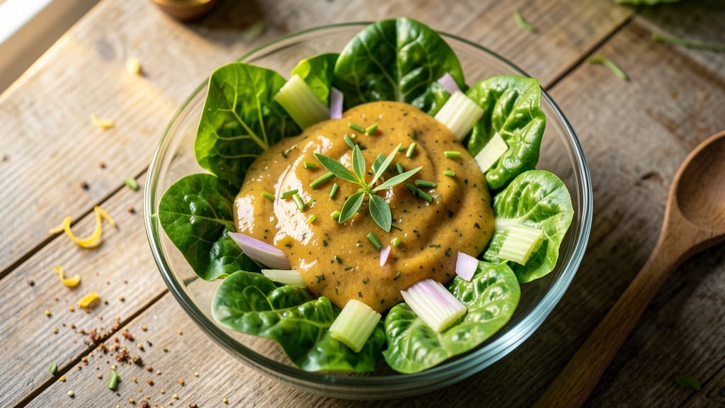 Best Romaine Lettuce Salad Dressing Recipe: Herb-Infused Lemon Vinaigrette With Crisp Celery Crowns