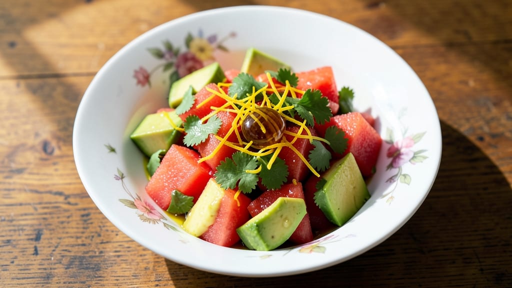 Avocado Watermelon Salad Recipe: Refreshing Crunch and Creamy Balance