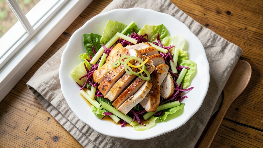 Barefoot Contessa's Chinese Chicken Salad Recipe: Crispy Celery Crowns Over Creamy Sesame-Ginger Bliss