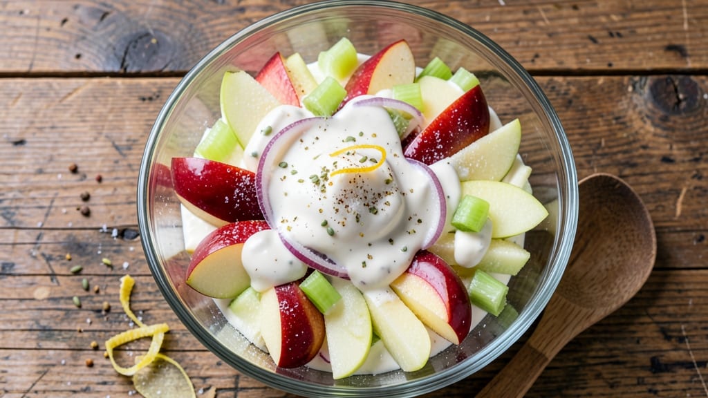 Apple Salad Recipe With Miracle Whip: Creamy Celery Crowns and Sweet Apple Harmony