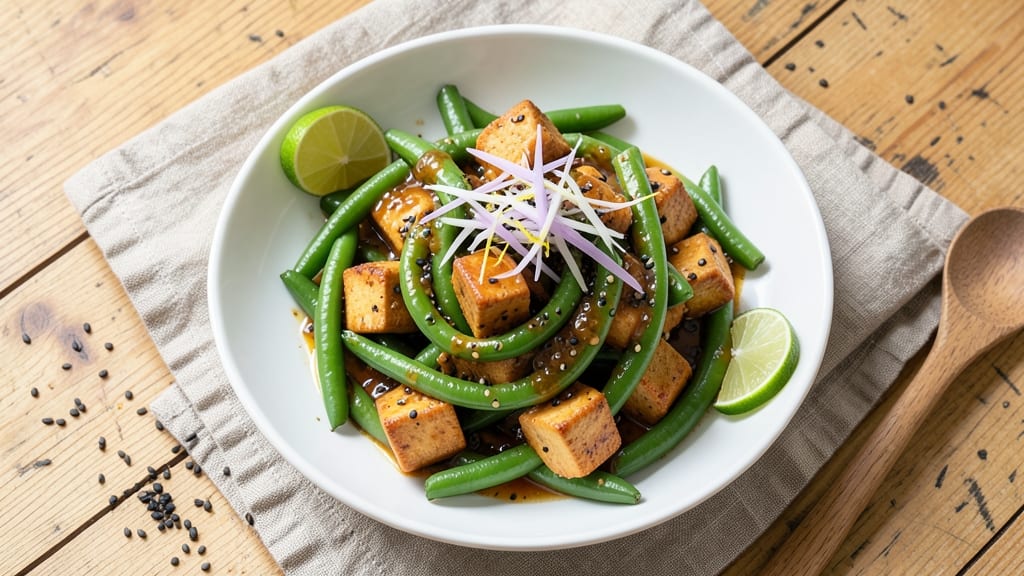 Asian Green Bean Salad Recipe: Crisp-Tender Blanched Beans With Sesame-Lime Zing