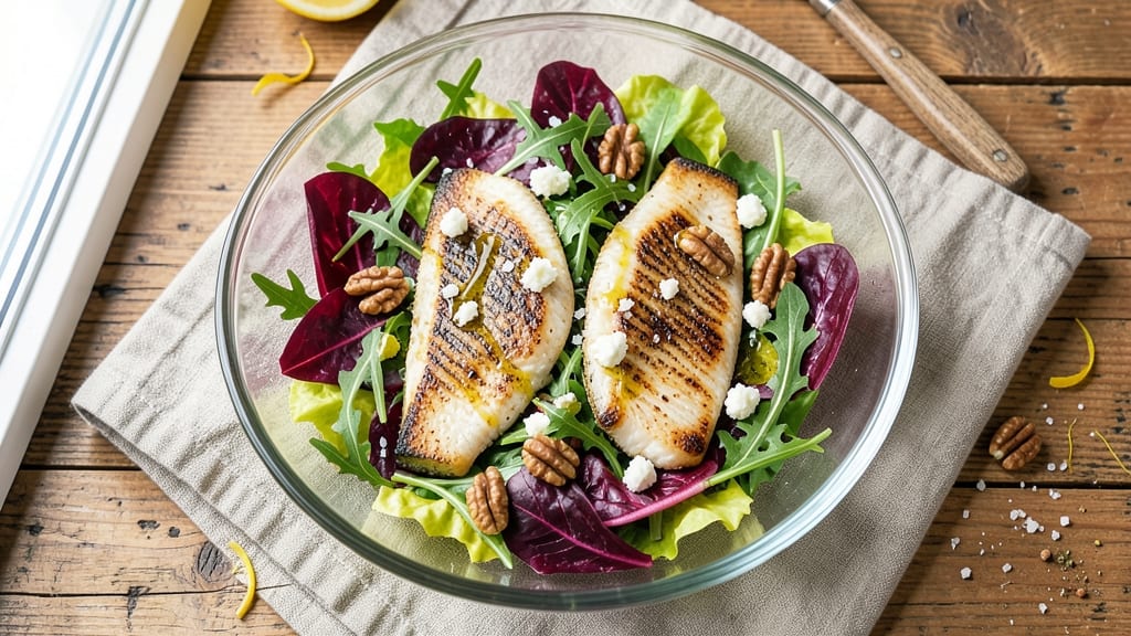 Angler Radicchio Salad Recipe: Bitter-Sweet Crunch With Creamy Goat Cheese Bliss