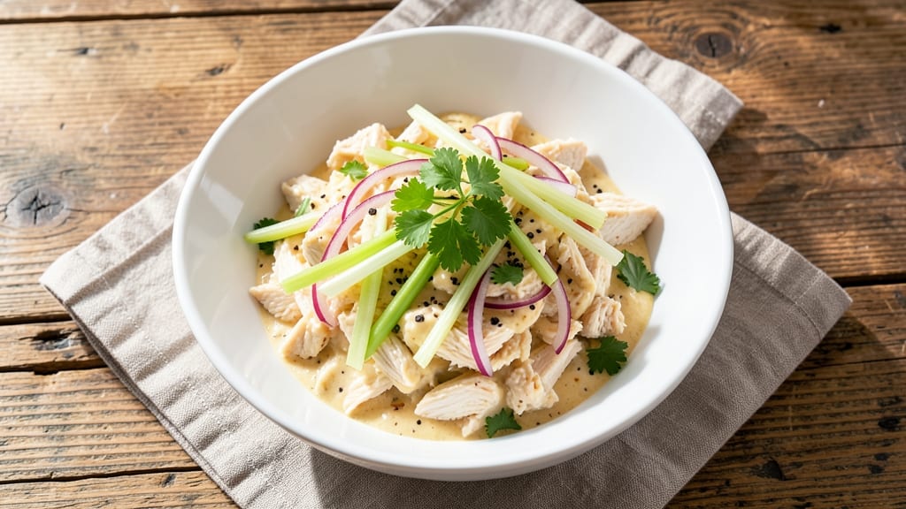 Canned Chicken Salad Wraps Recipe: Flaky Tortillas Hold Creamy Herb Filling
