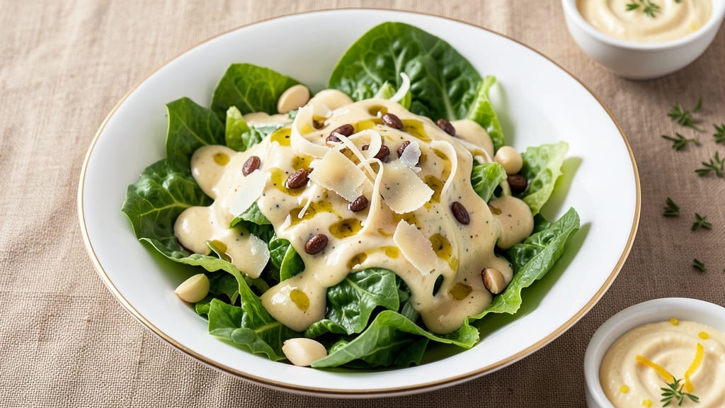 California Pizza Kitchen Caesar Salad Recipe: Creamy Parmesan-Anchovy Dressing With Toasted Bread Crumbs