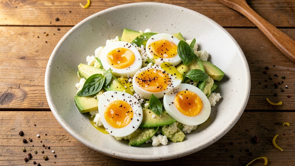 Egg Salad Recipe with Avocado and Cottage Cheese: Ultra Creamy with Nutty Crunch