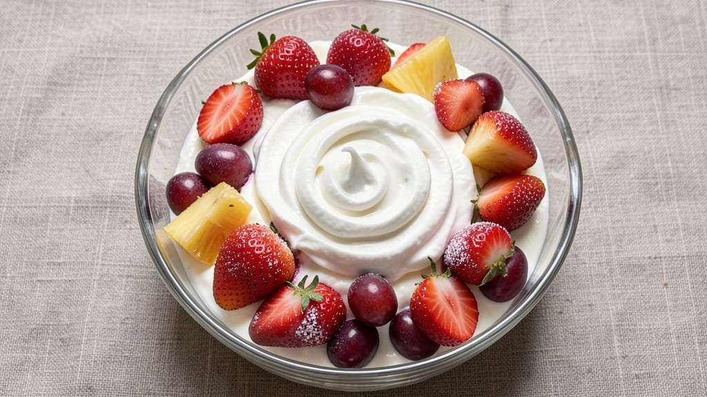 Fruit Salad Recipe With Cool Whip and Cream Cheese: Creamy Layers That Never Get Soggy