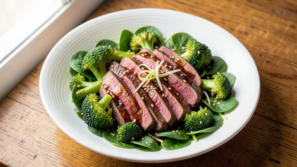 Beef and Broccoli Salad Recipe: Warm Steak and Crunchy Greens in 20 Minutes