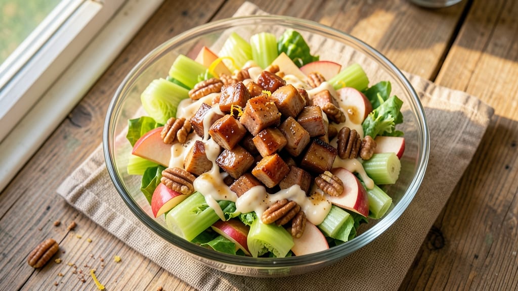 Brobecks BBQ Ham Salad Recipe: Smoky-Sweet Ham Bites Over Crisp Celery Crowns